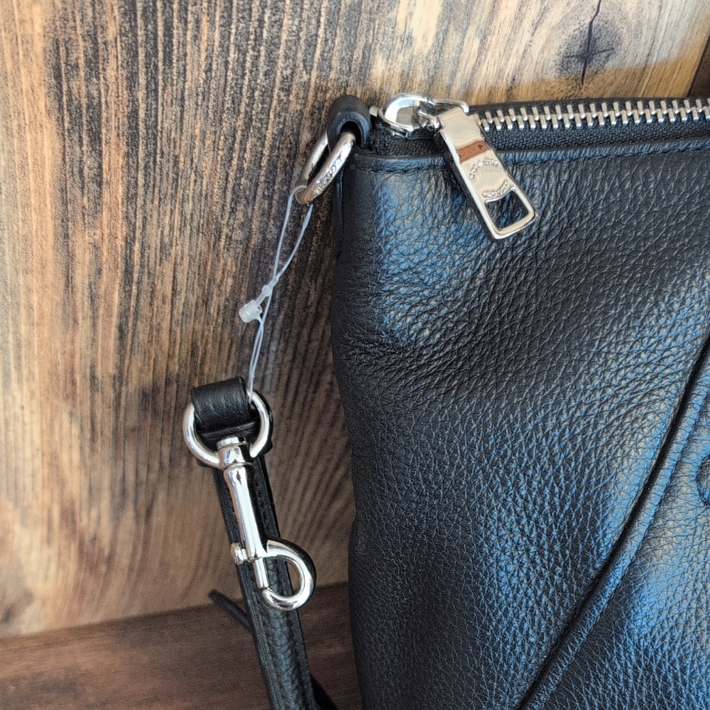 Coach Black Prairie Satchel Pebbled Leather Satchel with Silver Hardware   C294 - Picture 2 of 15